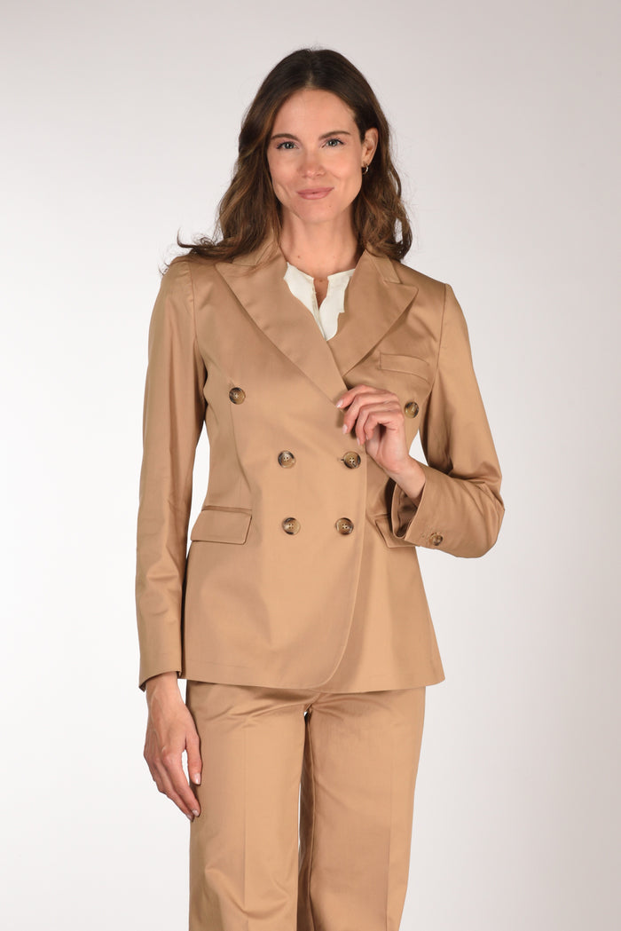 Kiltie Giacca Lauren Beige Cammello Donna - 1