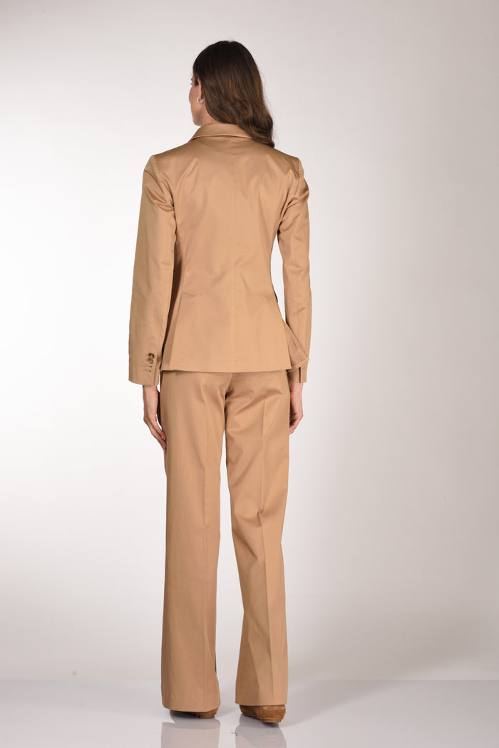 Kiltie Giacca Lauren Beige Cammello Donna - 5