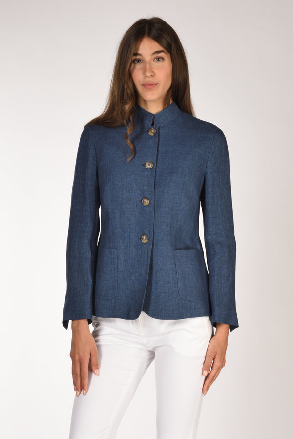 Kiltie Giacca Ginevra Blu Chiaro Donna