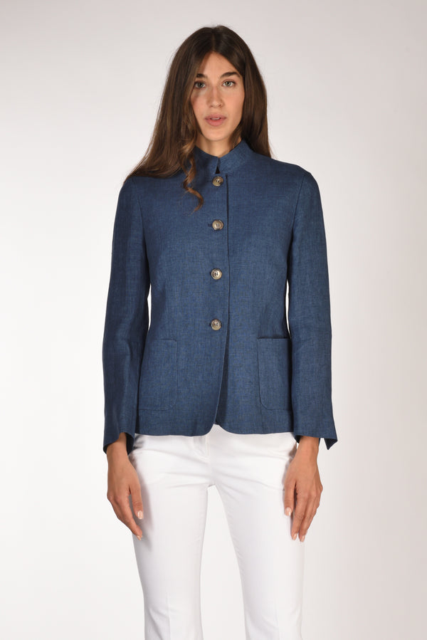 Kiltie Giacca Ginevra Blu Chiaro Donna-2