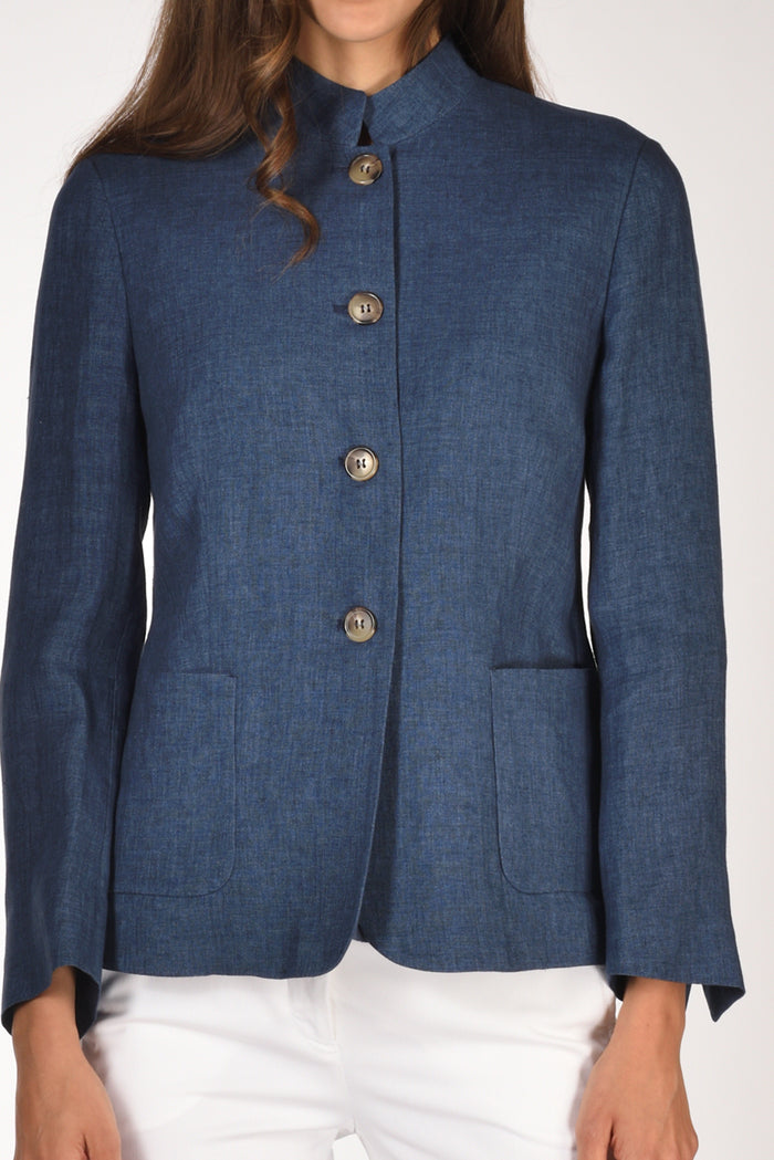 Kiltie Giacca Ginevra Blu Chiaro Donna - 3