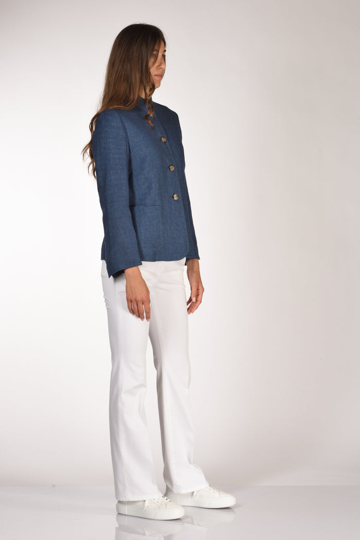 Kiltie Giacca Ginevra Blu Chiaro Donna - 4