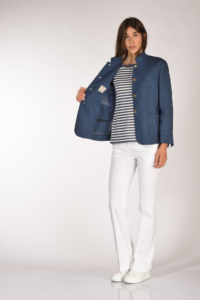 Kiltie Giacca Ginevra Blu Chiaro Donna - 6