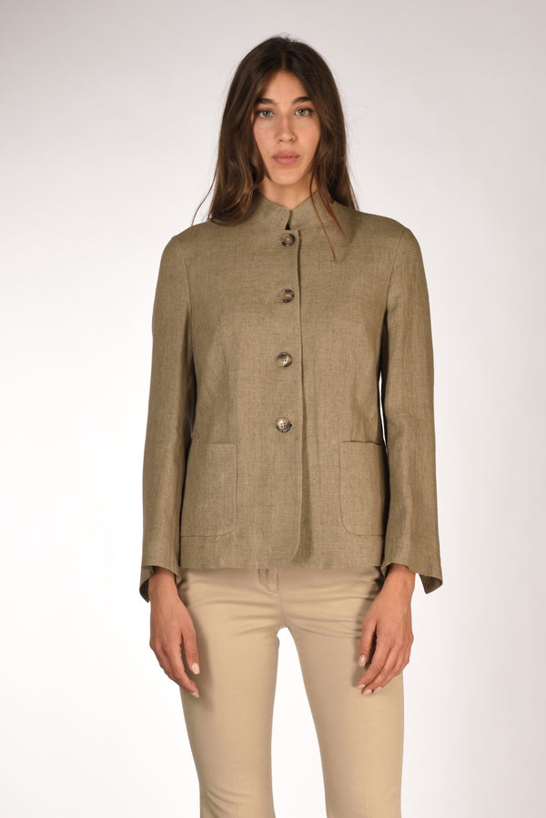 Kiltie Giacca Ginevra Beige Scuro Donna-2