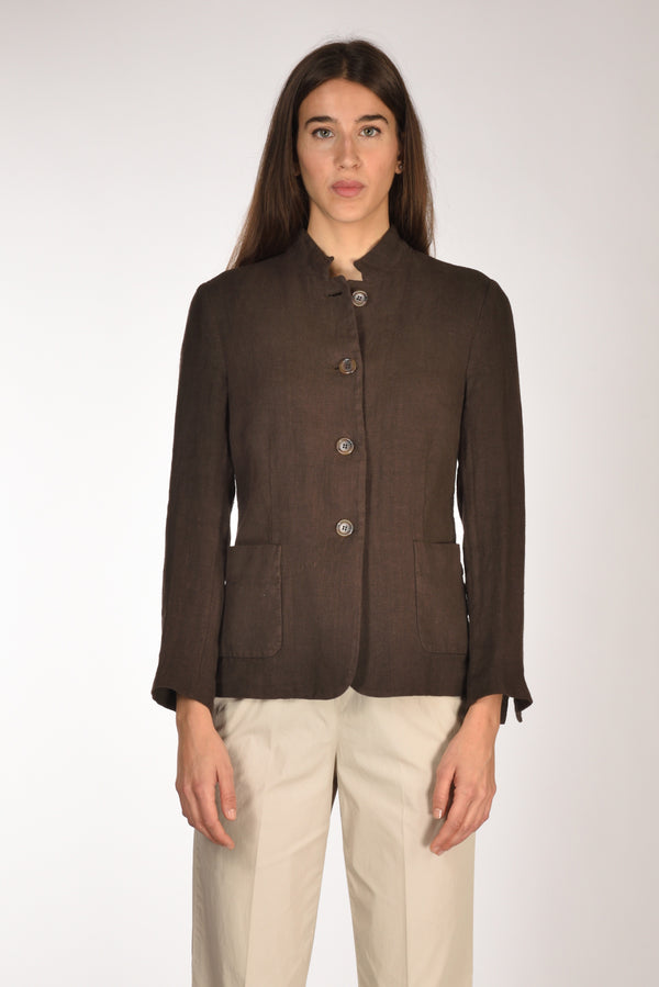 Kiltie Giacca Ginevra Marrone Donna-2