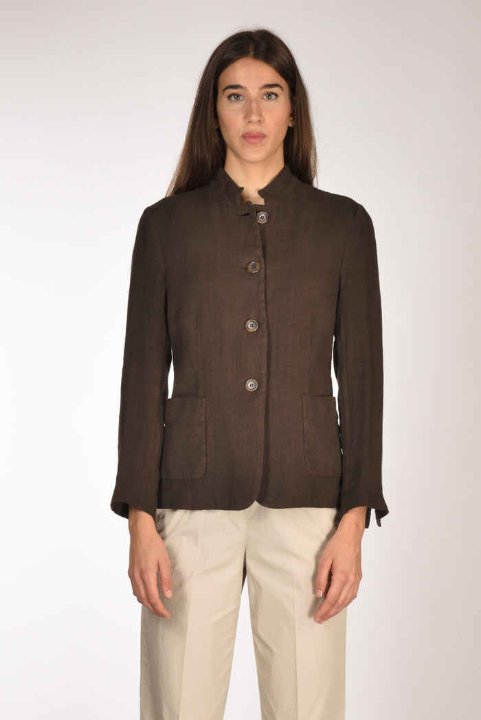 Kiltie Giacca Ginevra Marrone Donna - 2