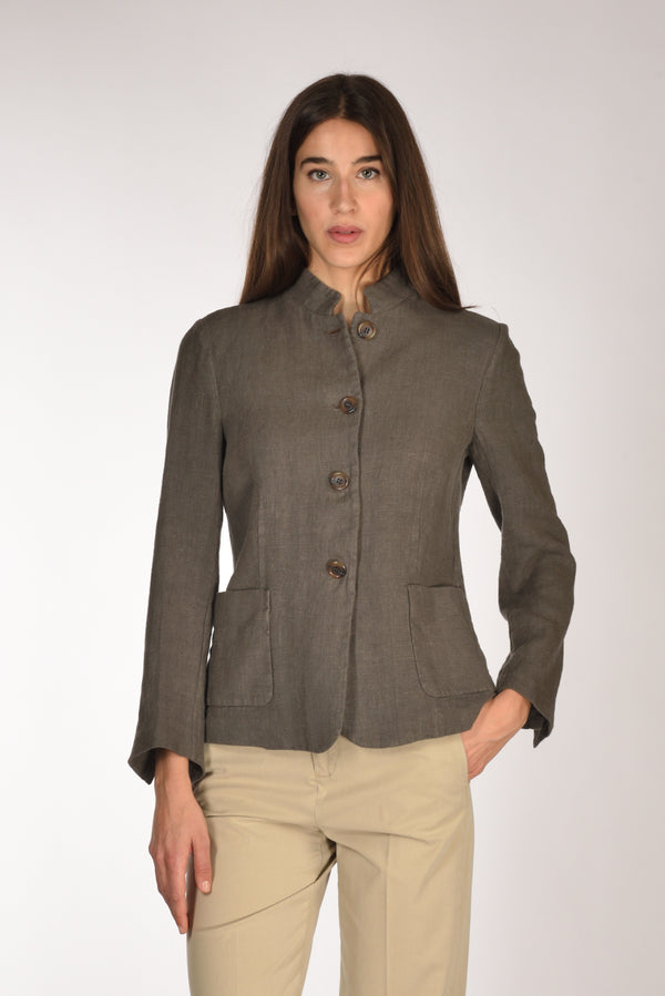 Kiltie Giacca Ginevra Grigio Verde Donna