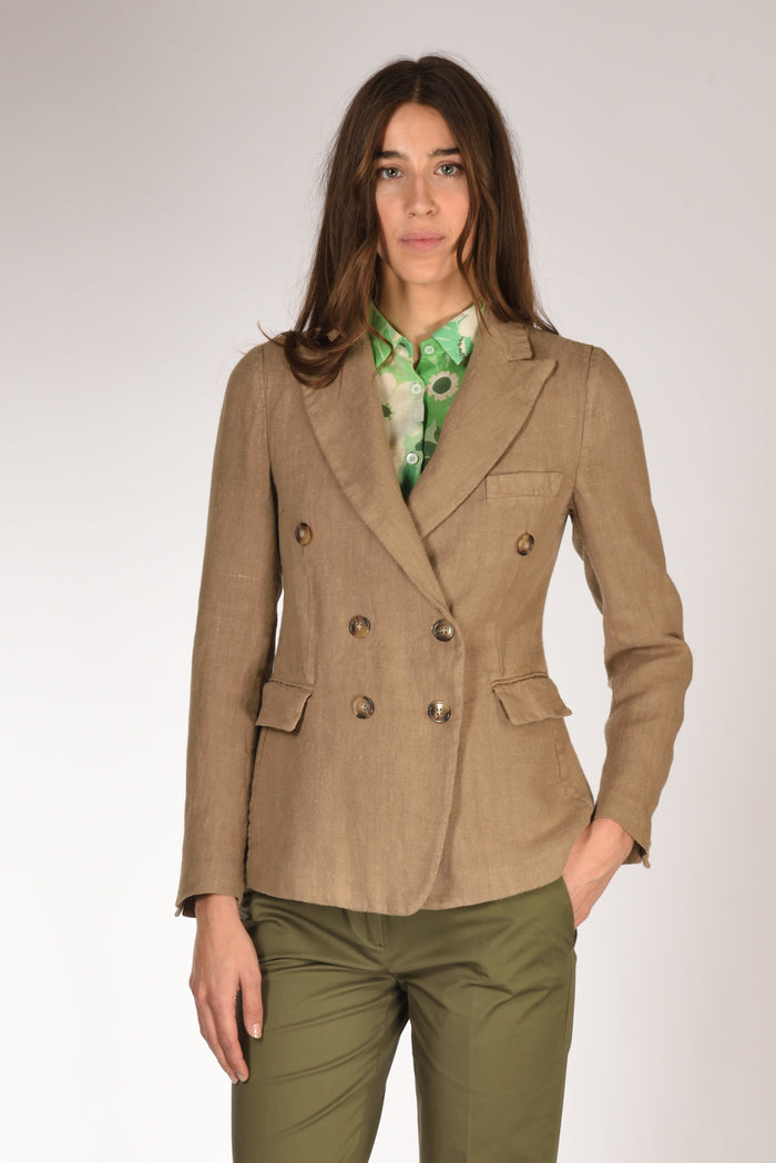 Kiltie Giacca Lauren Beige Scuro Donna - 1