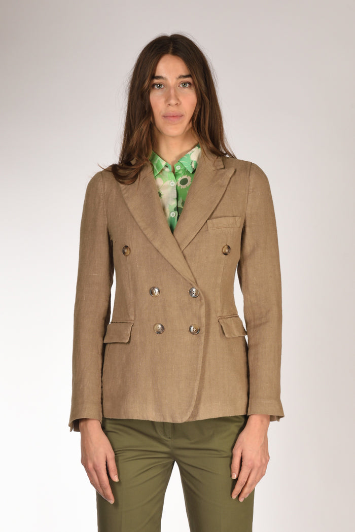 Kiltie Giacca Lauren Beige Scuro Donna - 2