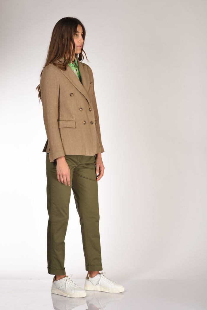 Kiltie Giacca Lauren Beige Scuro Donna - 4