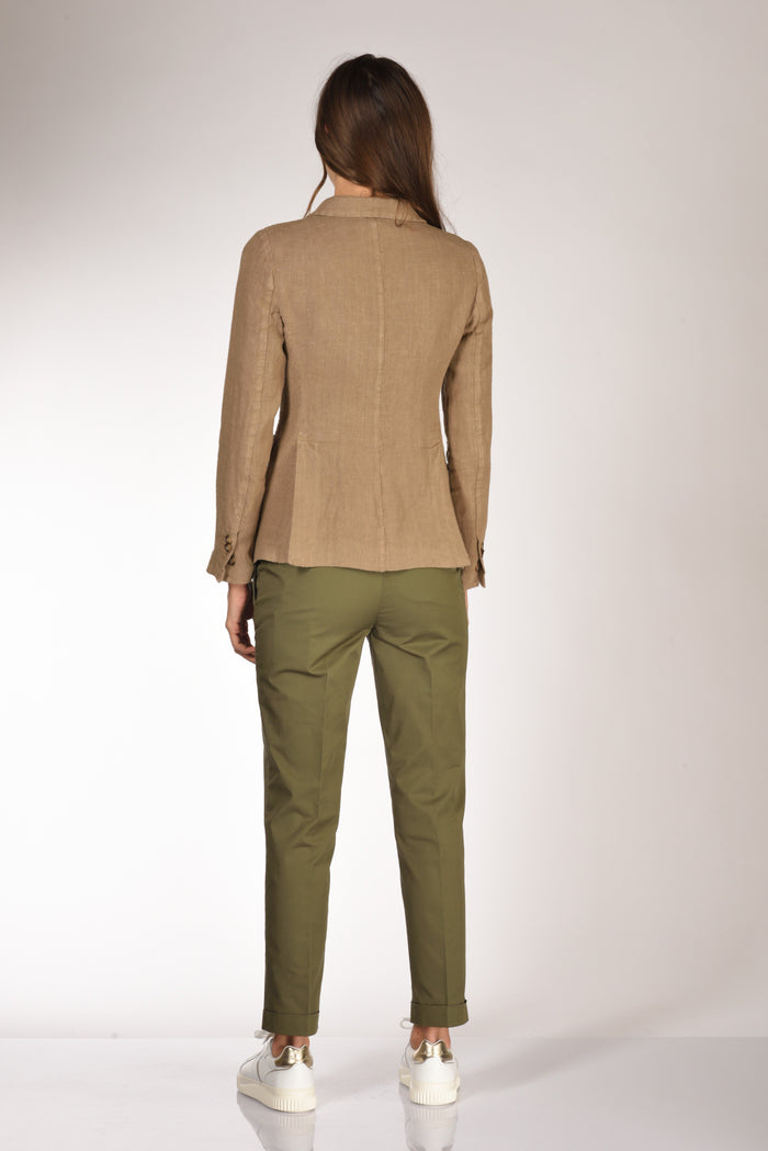 Kiltie Giacca Lauren Beige Scuro Donna - 5