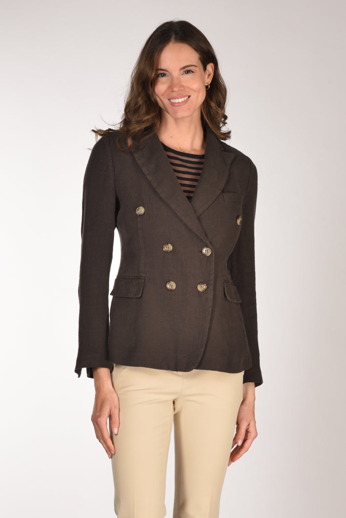 Kiltie Giacca Lauren Marrone Donna - 1