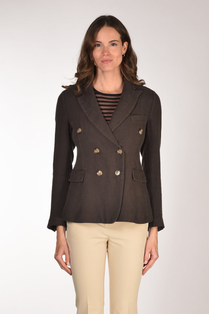 Kiltie Giacca Lauren Marrone Donna - 2