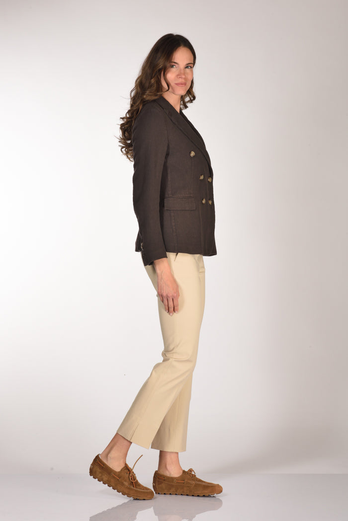 Kiltie Giacca Lauren Marrone Donna - 4