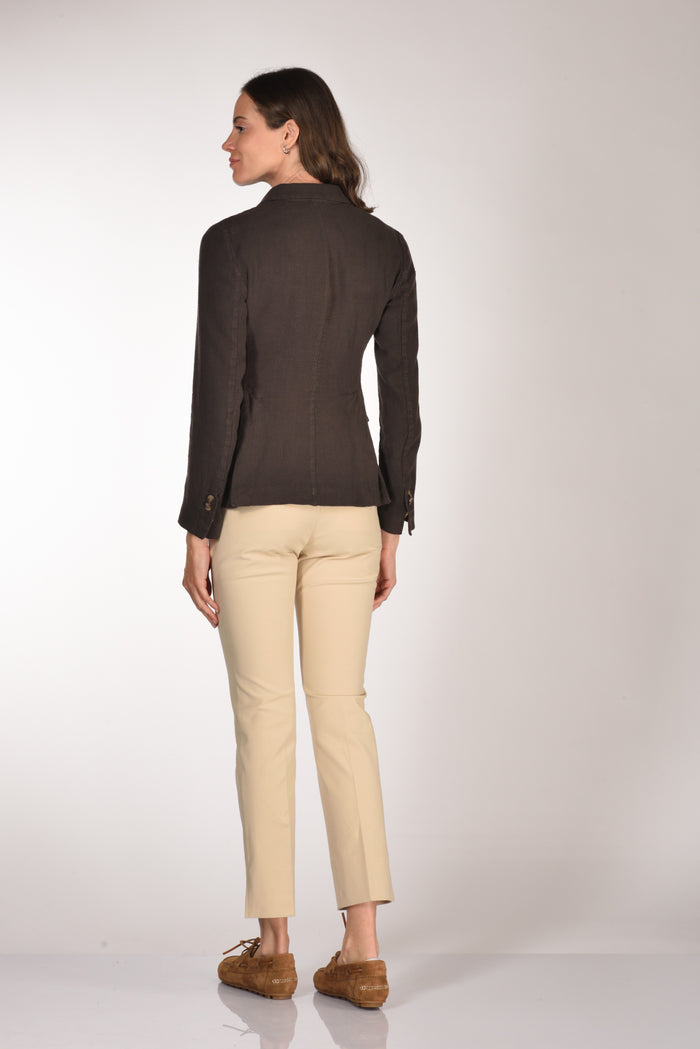 Kiltie Giacca Lauren Marrone Donna - 5