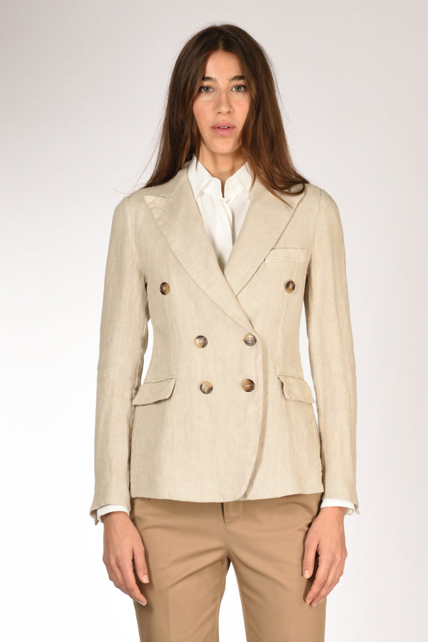 Kiltie Giacca Lauren Beige Chiaro Donna-2