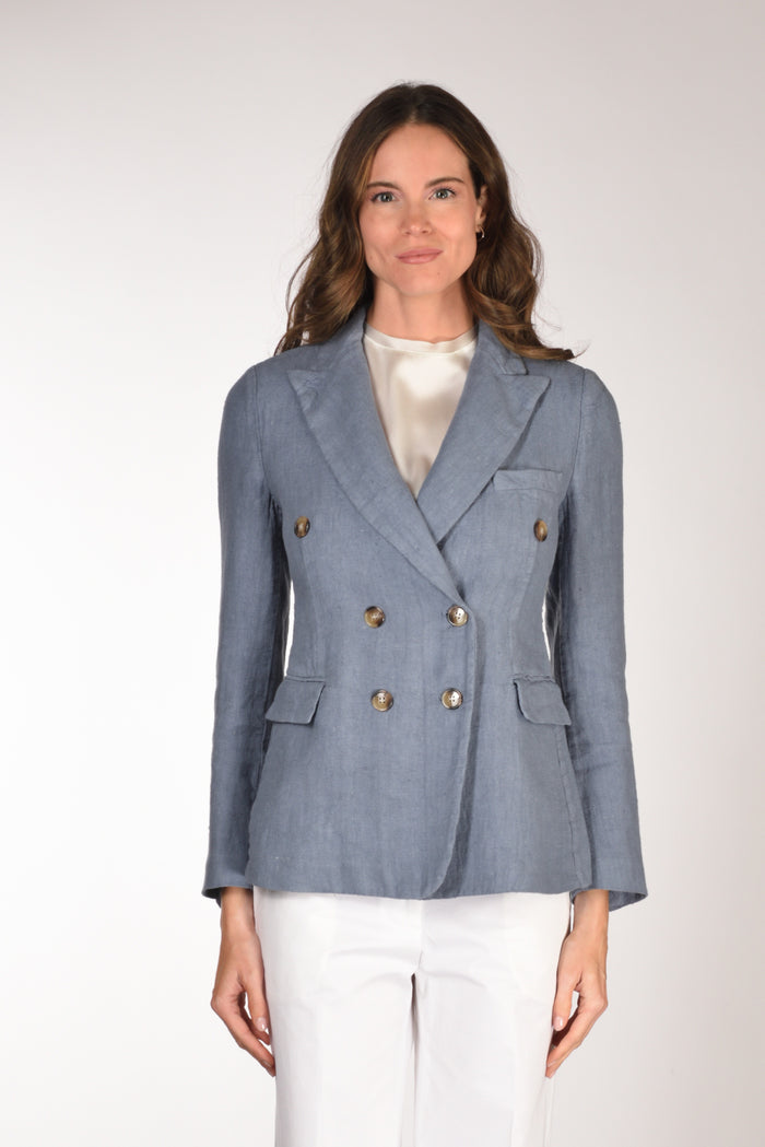 Kiltie Giacca Lauren Azzurro Polvere Donna - 2