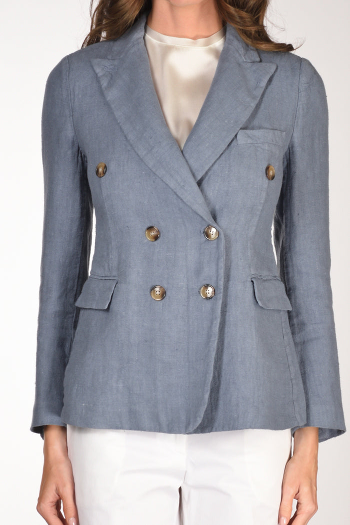 Kiltie Giacca Lauren Azzurro Polvere Donna - 3