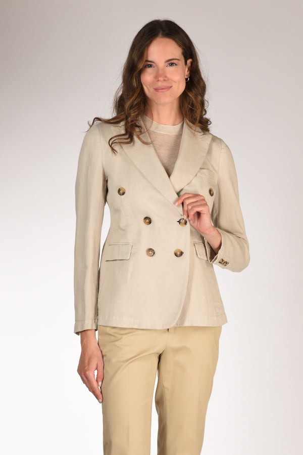 Kiltie Giacca Lauren Beige Chiaro Donna