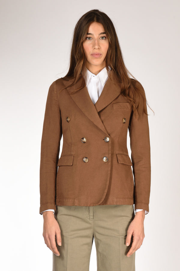 Kiltie Giacca Lauren Marrone Chiaro Donna-2