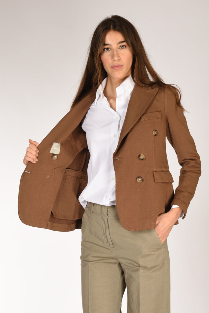 Kiltie Giacca Lauren Marrone Chiaro Donna - 6