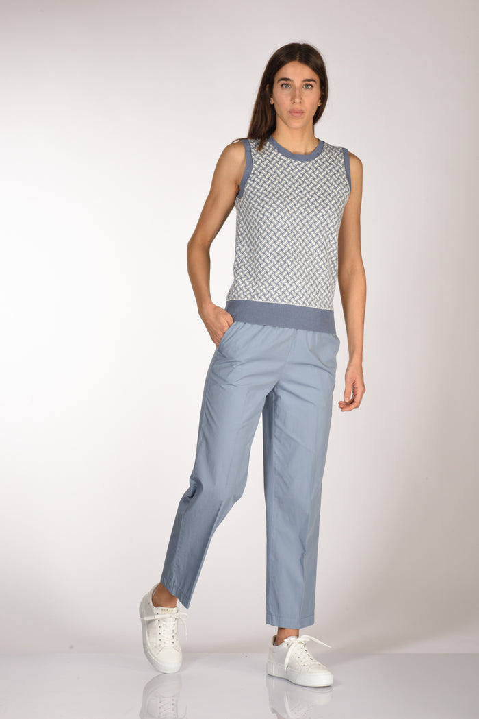 Kiltie Pantalone George Azzurro Donna - 2