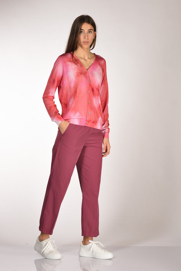 Kiltie Pantalone George Bordeaux Chiaro Donna-2