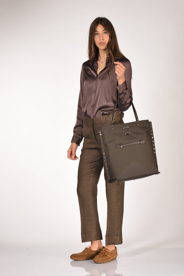 Zanellato Borsa A Spasso M Marrone Donna-2