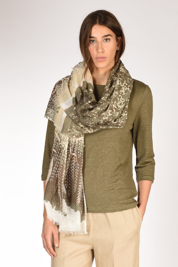 Pyaar Sciarpa Stampata Beige Chiaro/beige Donna - 1