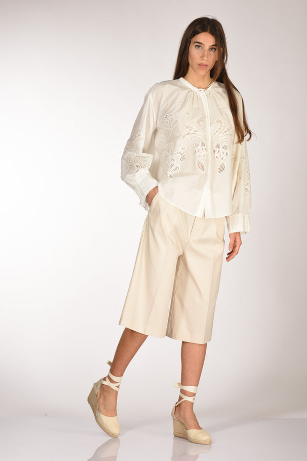 Berwich Bermuda Linda Beige Chiaro Donna-2