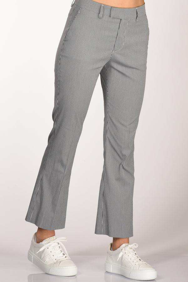 Berwich Pantalone Aurora Nero/bianco Donna