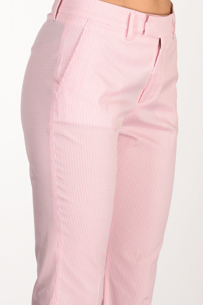 Berwich Pantalone Aurora Rosa/bianco Donna - 4