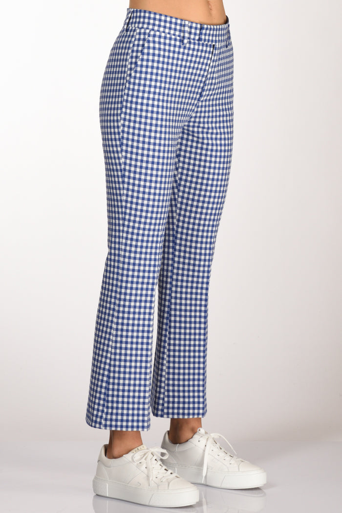 Berwich Pantalone Aurora Blu/bianco Donna - 5