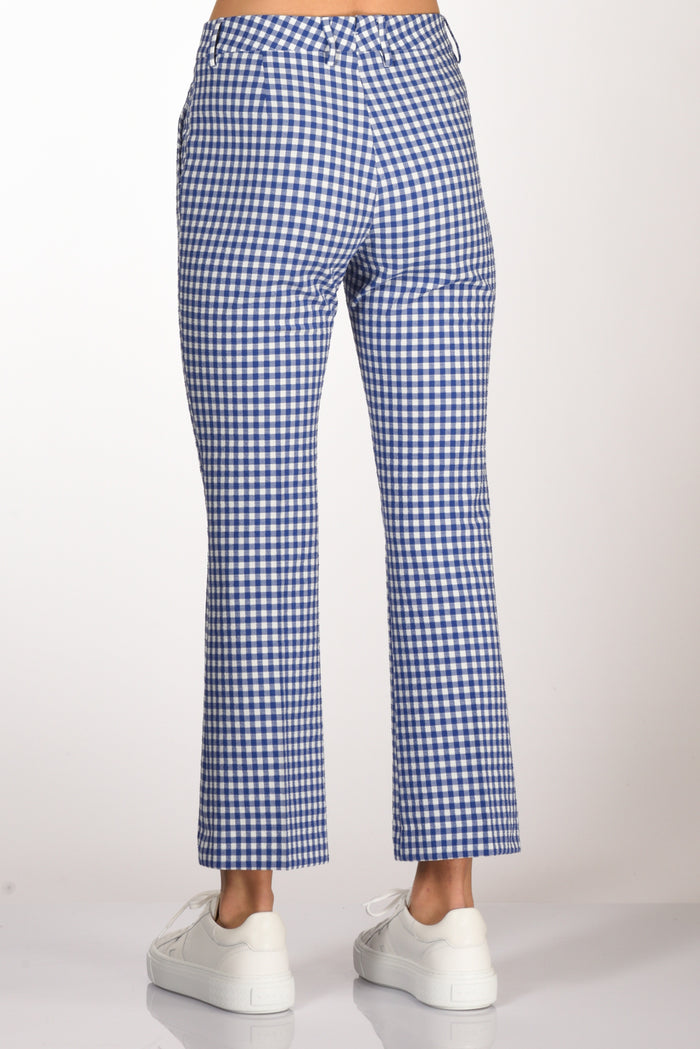 Berwich Pantalone Aurora Blu/bianco Donna - 6