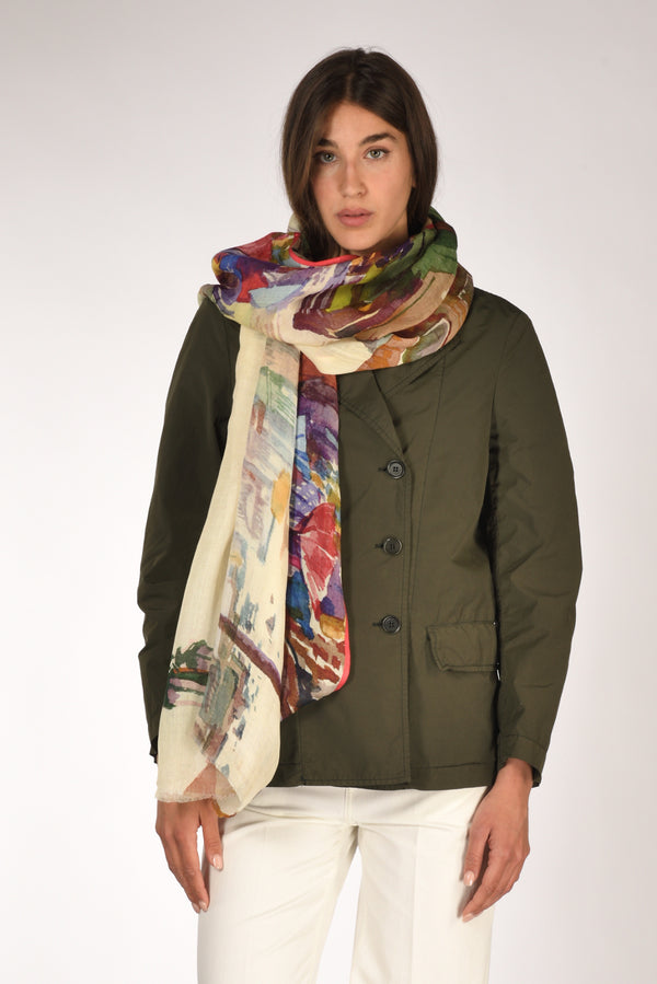 Jaitush Sciarpa Stampata Multicolor Donna
