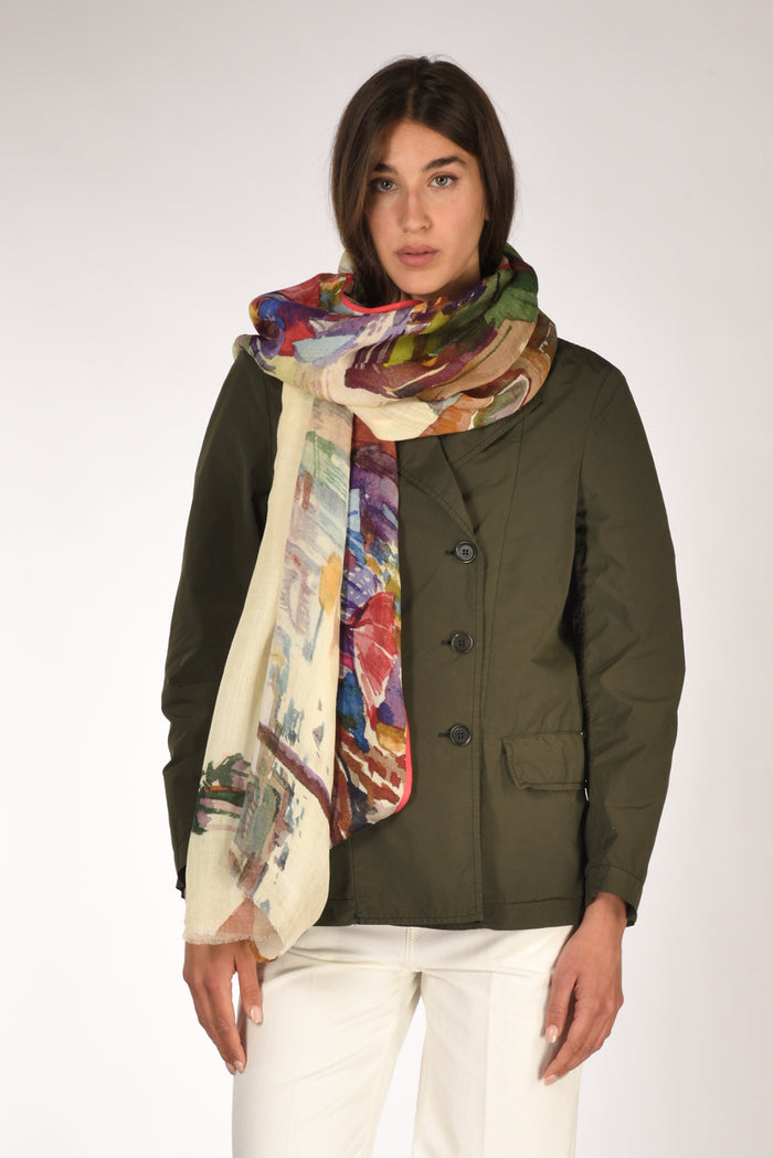 Jaitush Sciarpa Stampata Multicolor Donna - 1