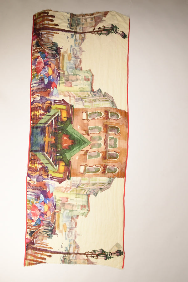 Jaitush Sciarpa Stampata Multicolor Donna-2