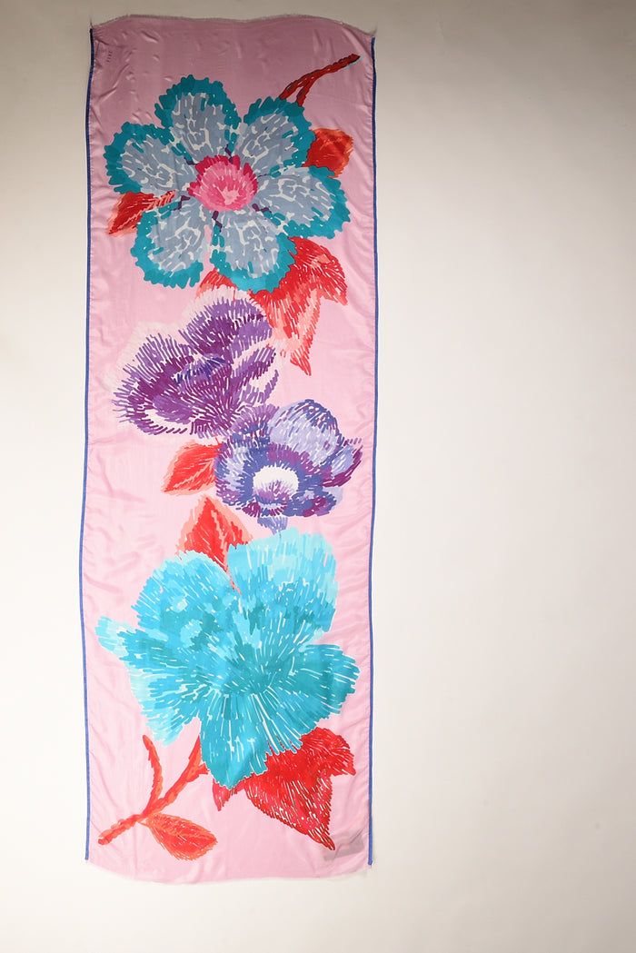 Jaitush Sciarpa Stampata Rosa/multicolor Donna - 2