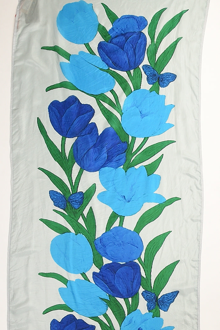 Jaitush Sciarpa Stampata Blu/verde/bianco Donna - 4