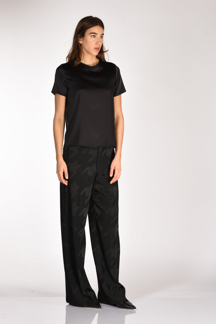 Shirt C Zero Tshirt Seta Mm Nero Donna - 3