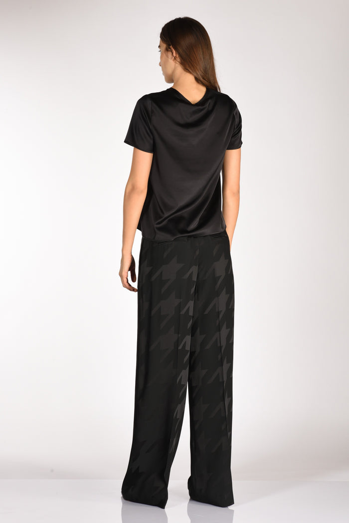Shirt C Zero Tshirt Seta Mm Nero Donna - 5
