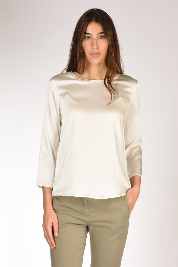 Shirt C Zero Tshirt Seta Bianco Donna-2