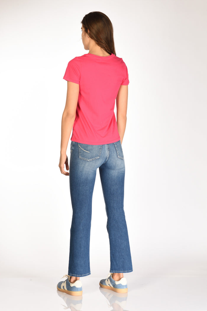 Majestic Filatures Paris Tshirt Mm Fucsia Donna - 5