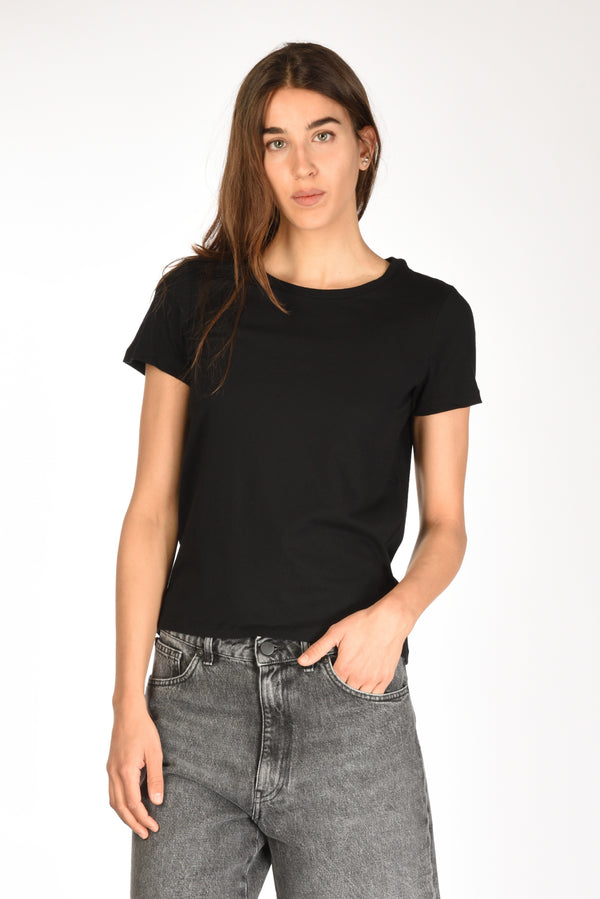 Majestic Filatures Paris Tshirt Mm Nero Donna