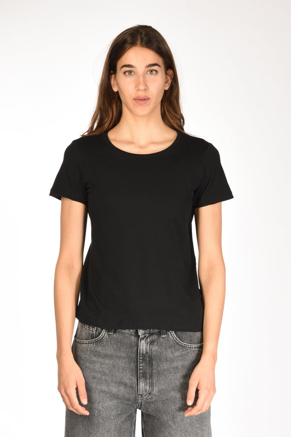 Majestic Filatures Paris Tshirt Mm Nero Donna-2