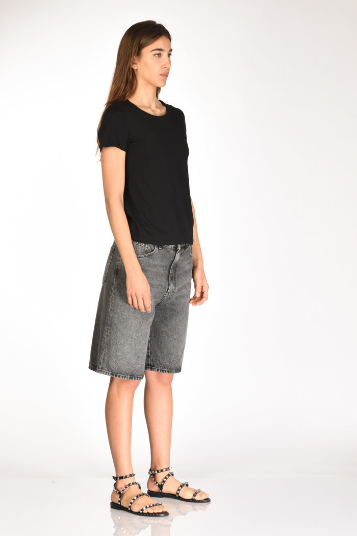 Majestic Filatures Paris Tshirt Mm Nero Donna - 3