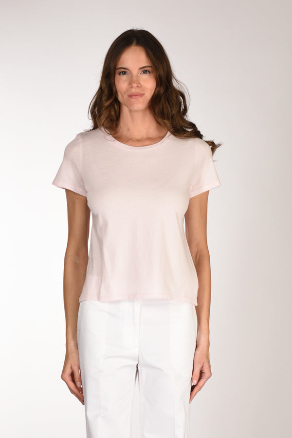 Majestic Filatures Paris Tshirt Mm Rosa Donna-2