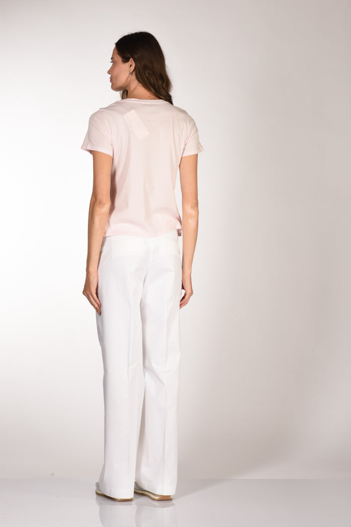 Majestic Filatures Paris Tshirt Mm Rosa Donna - 5