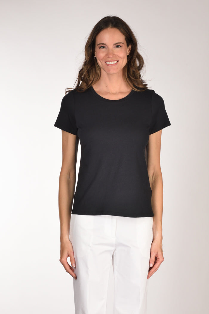 Majestic Filatures Paris Tshirt Mm Blu Navy Donna - 2