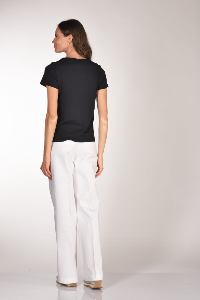 Majestic Filatures Paris Tshirt Mm Blu Navy Donna - 5